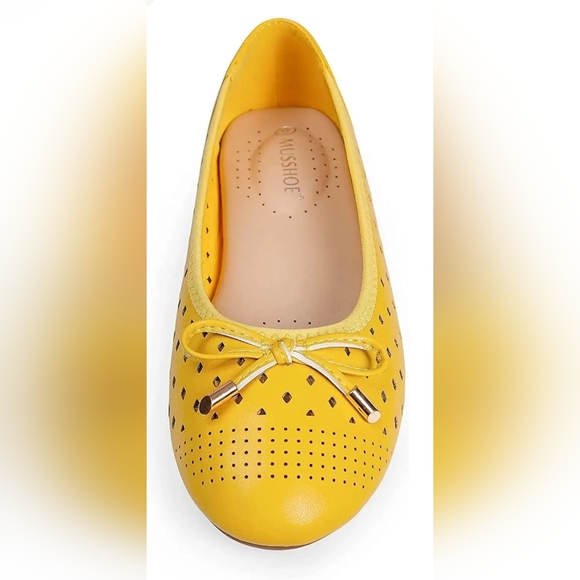 MUSSHOE Flats Women's Size 10 Dressy Comfortable Slip On Round Toe Shoes - Picture 3 of 9